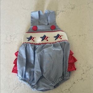 Patriotic Striped Baby Bubble